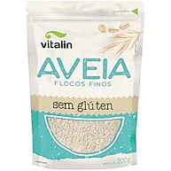 Aveia Flocos Finos Vitalin Integral Sem Glúten 200g - imagem 2