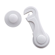 Trava para Armários Adesiva Vivababy Branco - Segurança Inteligente para Ambientes Infantis - imagem 1
