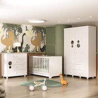 Quarto Infantil Completo com Berço 3 em 1 Multimóveis – Solução Inteligente com Colchão Incluso - imagem 3