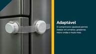 Safety 1st Trava Multifuncional Branca - Segurança Inteligente para Portas e Armários - imagem 3