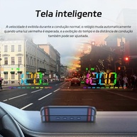 HUD M23 Universal para Carro: Projeção de Velocidade, GPS e Segurança Inteligente - imagem 5