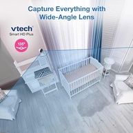 Monitor de Bebê Wi-Fi Inteligente VTech - Tela HD 5,5", Câmera 1080p, Controle Remoto e Segurança Total - imagem 5
