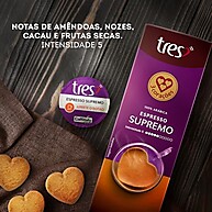 Café Espresso 3 Corações Supremo: Sabor Intenso - imagem 3