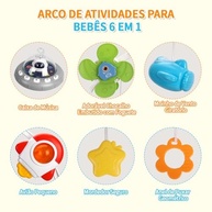 Móbile Interativo Ocean Space para Carrinho de Bebê com Música e Luzes - Diversão Garantida! - imagem 4