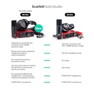 Kit Interface Focusrite Scarlett Solo Studio 4ª Geração: Gravação Profissional Completa - imagem 3