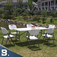 Mesa Dobrável Portátil BODEN 1,80m com Alça - Ideal para Eventos, Camping e Ambientes Internos/Externos - imagem 3