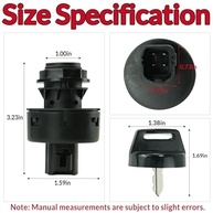 Interruptor de Ignição 4015033 para Polaris Sportsman, Ranger e Scrambler - 3 Posições, 4 Pinos - imagem 3