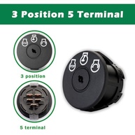 Interruptor de Ignição 3 Posições para Cortador de Grama MTD, Craftsman, John Deere e Mais (725-04659) - imagem 5
