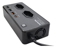 Inversor Conversor 350W 12V para 110V: Carregamento Turbo USB-C e Tomada Universal - imagem 4
