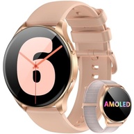 IOWODO W40 Smartwatch AMOLED 1.43" - Chamadas Bluetooth, 100+ Esportes, 2 Pulseiras (Ouro) - imagem 2