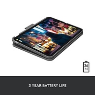 Capa com Teclado Logitech Slim Folio para iPad 10ª Geração: Proteção e Produtividade Bluetooth - imagem 4