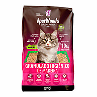 Ipet Woods: O Granulado Higiênico Natural para Gatos - imagem 1