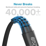 Cabo Lightning I2GO Basic Certificado MFi 1.2m Preto - Carregue seu iPhone com Segurança e Durabilidade - imagem 3