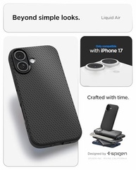 Capa Spigen Liquid Air para iPhone 17 - Proteção Moderna com Design Geo e Toque Premium - imagem 3