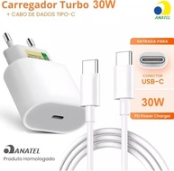 Carregador Turbo 30W USB-C para iPhone 15/16/17 e Galaxy: Carregamento Rápido e Seguro - imagem 3