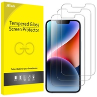 JETech Película de Vidro iPhone 14/16e 2025 (3 Unidades) - Proteção HD Transparente - imagem 1