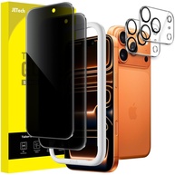 JETech Película Privacidade iPhone 17 Pro Max 6.9" + Protetor Câmera - Anti-Espião - imagem 1