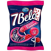 Pirulito 7 Belo Framboesa Arcor: Doce Irresistível 500g - imagem 2