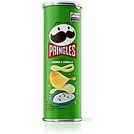 Pringles Creme & Cebola: Crocância Irresistível 109g - imagem 1