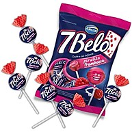 Pirulito 7 Belo Framboesa Arcor: Doce Irresistível 500g - imagem 3