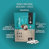 Whey Protein Isolado Housewhey Coco 450g: Puro Sabor e Alta Proteína - imagem 4