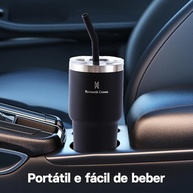 Copo Térmico 591ml com Canudo - Aço Inoxidável a Vácuo, Isolamento Térmico Avançado para Água, Café e Smoothies - imagem 5
