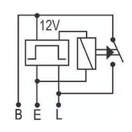 Rele de Pisca DNI 1125: 3 Terminais Invertidos para Isuzu, Suzuki e Effa (12V) - imagem 4