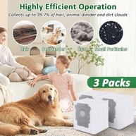 WKZO Pacote com 3 Sacos de Aspirador Roomba - Alta Eficiência para Clean Base i1+ até j7+ - imagem 4