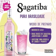 Sagatiba Cachaça Jabuticaba & Jambu Maiara & Maraisa Garrafa 700Ml - imagem 1
