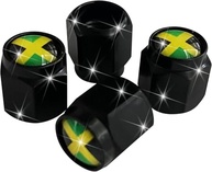 Tampas de Válvula de Pneu Bandeira da Jamaica - Estilo e Proteção para Seu Veículo - imagem 2