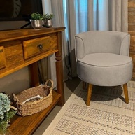 Kit 2 Poltronas Cadeira Moderna em Veludo Cappuccino | Design Sofisticado para Sala de Jantar - imagem 3
