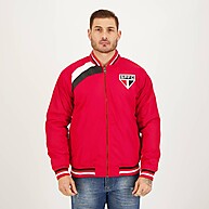 Jaqueta São Paulo Bomber Vermelha: Estilo e Paixão! - imagem 1