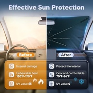 Guarda-Sol para Jeep Renegade 2015-2024: Proteção Solar Total com Cristal de Gelo e Fácil Instalação - imagem 5