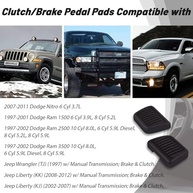 Pastilhas de Pedal Embreagem/Freio Dodge Nitro, Ram, Jeep Wrangler/Liberty - 52009562 - imagem 3