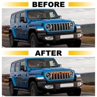 Luzes de Grade LED Âmbar para Jeep Wrangler JL/JLU 2024-2026: Segurança e Estilo Premium - imagem 4