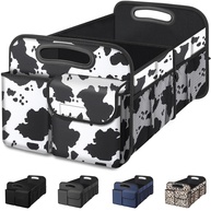 Organizador de Porta-Malas Femuar Dobrável Grande Capacidade - Carro, SUV, Jeep, Sedan - Estampa Vaca - imagem 1