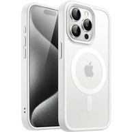 JETech Capa Magnética para iPhone 15 Pro Max (6.7") - MagSafe, Fosca Translúcida, Fina e Anti-Choque (Branco) - imagem 2
