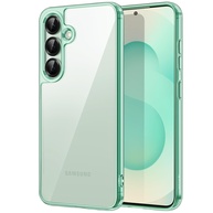 JETech Capa Samsung Galaxy S25 5G: Proteção Transparente Anti-Amarelamento e Anti-Choque (Verde) - imagem 1