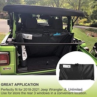 Organizador de Janelas para Jeep Wrangler JL JLU: Proteção e Praticidade - imagem 3