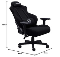CADEIRA GAMER MAD RACER V8 TURBO PRETO - Conforto e Estilo para Jogadores - imagem 3
