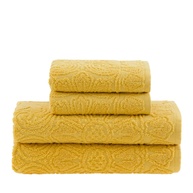 Buddemeyer Jogo de Toalhas Florentina Banho Amarelo 4 Peças - Maciez e Estilo para o Dia a Dia - imagem 1