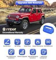 Kit 4 Capas Botão Interruptor Vidro Jeep Wrangler JL/Gladiator JT Azul - Acessórios Premium - imagem 5