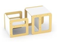 Conjunto Mesa e Cadeira Cubo Montessori Junges - Estímulo à Autonomia Infantil - imagem 2