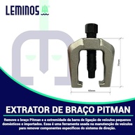Kit Extrator de Braço Pitman e Separador de Junta Esférica 5 Peças - Essencial para sua Oficina! - imagem 5