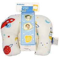 Suporte de Cabeça KaBaby: Conforto e Segurança para o Bebê em Azul e Branco - imagem 3