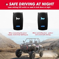 Kit Buzina UTV Kemimoto Loud Universal 12V com Interruptor Vermelho - Compatível Polaris RZR, Can Am e Mais! - imagem 3