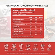 Granola Keto Morango Baunilha Harts Natural 300g - imagem 4