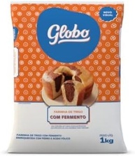 Farinha De Trigo Com Fermento Globo 1 Kg - imagem 1