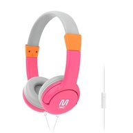 Fone de Ouvido Kids Happy Rosa com Microfone - Segurança e Diversão para Crianças - imagem 3