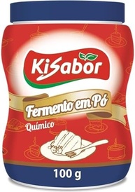 KiSabor Fermento Em Pó Químico Kisabor 100 Gramas - imagem 1